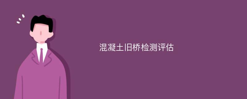 混凝土旧桥检测评估