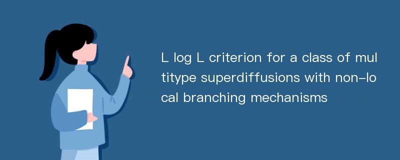 L log L criterion for a class of multitype superdiffusions with non-local branching mechanisms