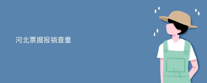 河北票据报销查重