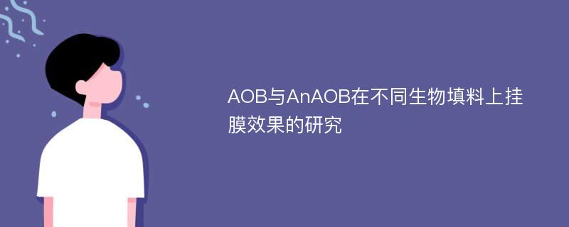 AOB与AnAOB在不同生物填料上挂膜效果的研究