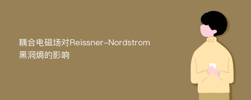 耦合电磁场对Reissner-Nordstrom黑洞熵的影响