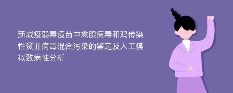 新城疫弱毒疫苗中禽腺病毒和鸡传染性贫血病毒混合污染的鉴定及人工模拟致病性分析