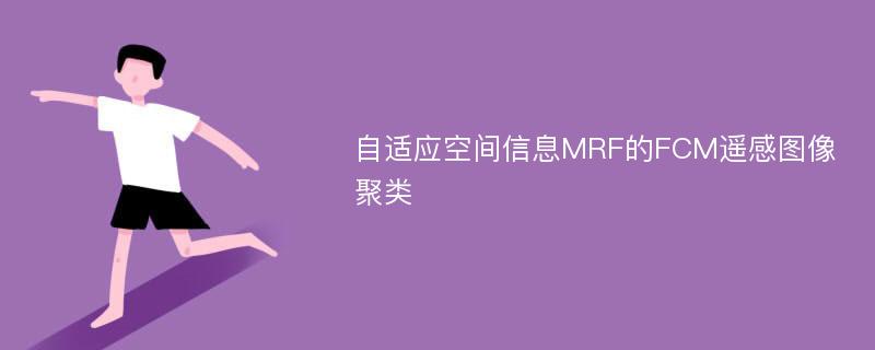 自适应空间信息MRF的FCM遥感图像聚类