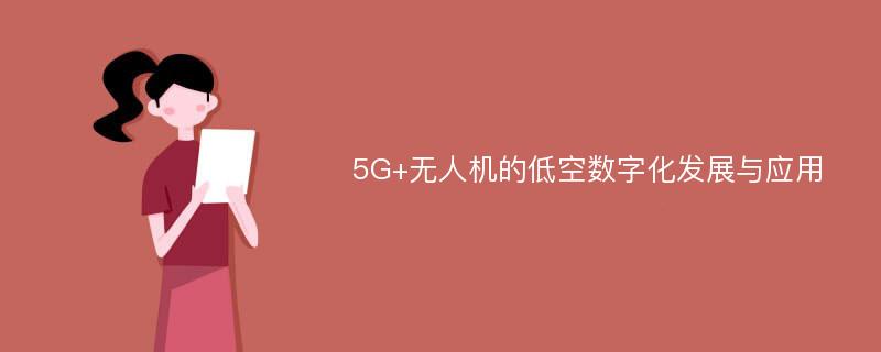 5G+无人机的低空数字化发展与应用